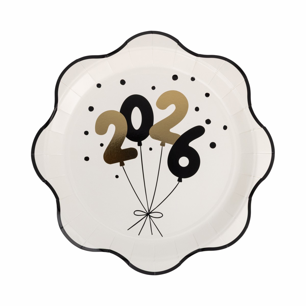 2026 Balloons Paper Plate (8ct)