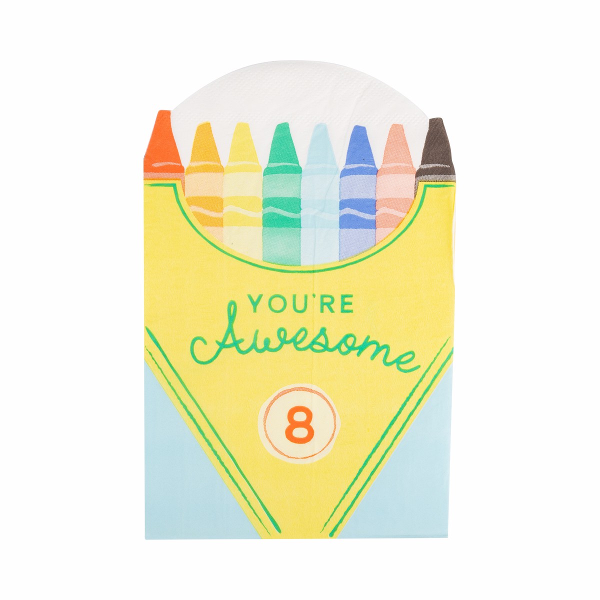 Crayon Box Shaped Dinner Napkin