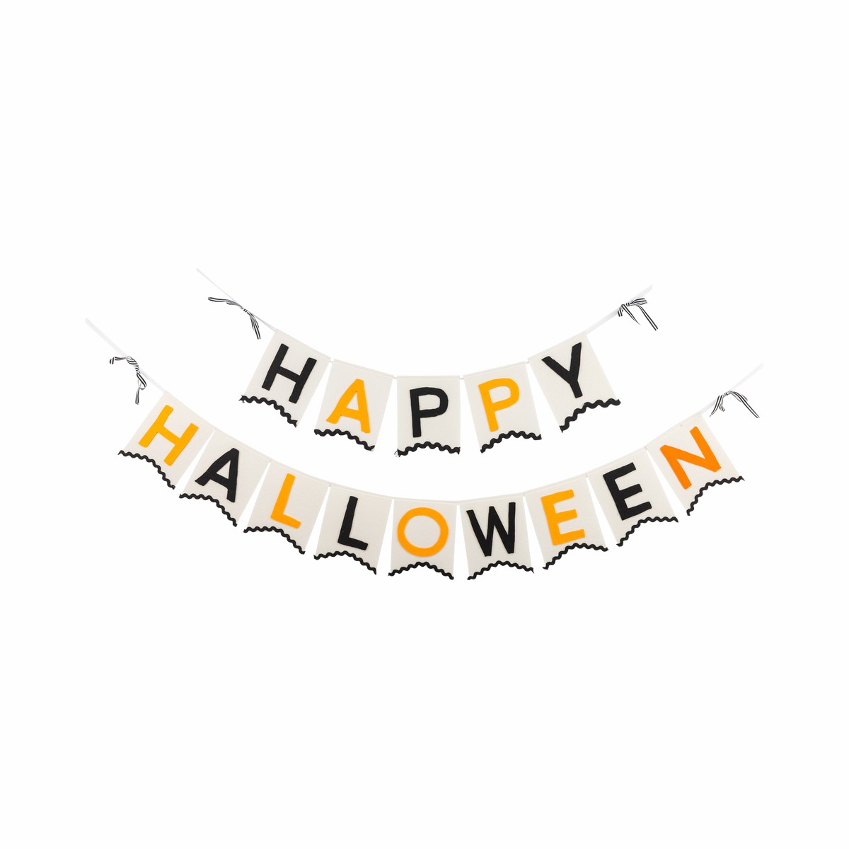 Felt Happy Halloween Banner