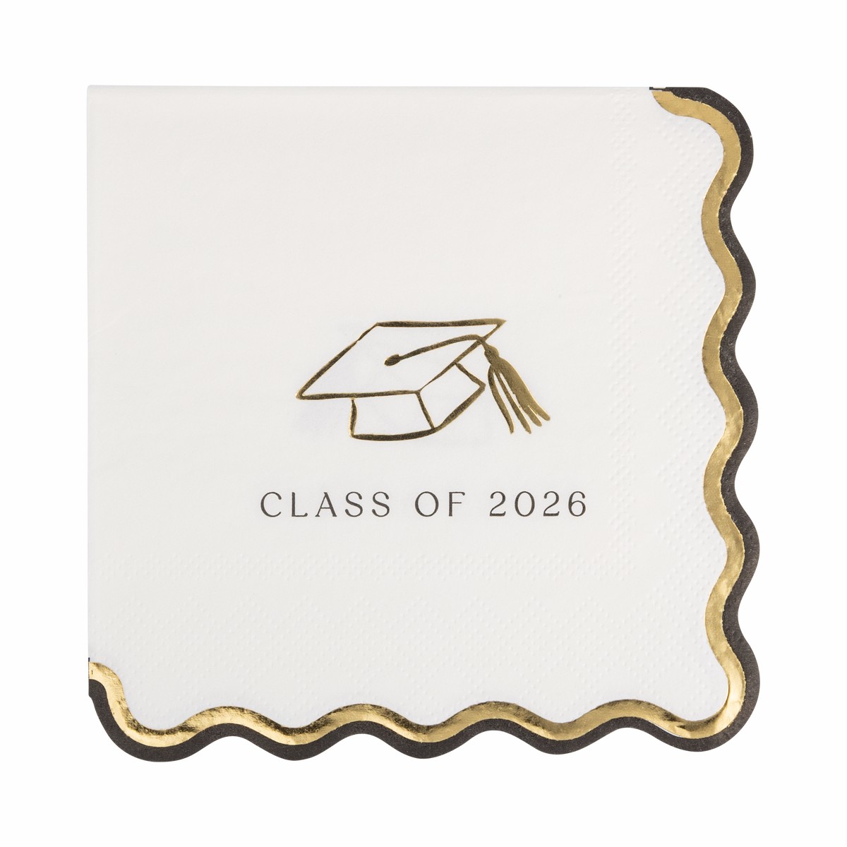 Foil Grad Icons Cocktail Napkin (18ct)