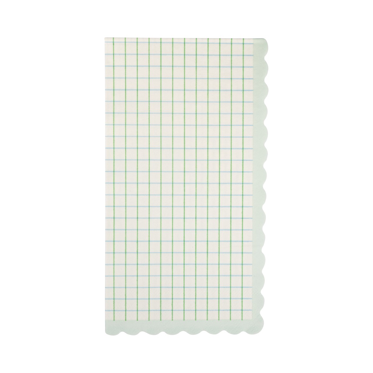 Green Grid Guest Napkin (24ct)