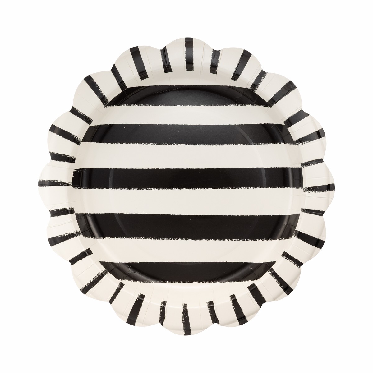 Halloween Sketchy Stripes 11" Plate