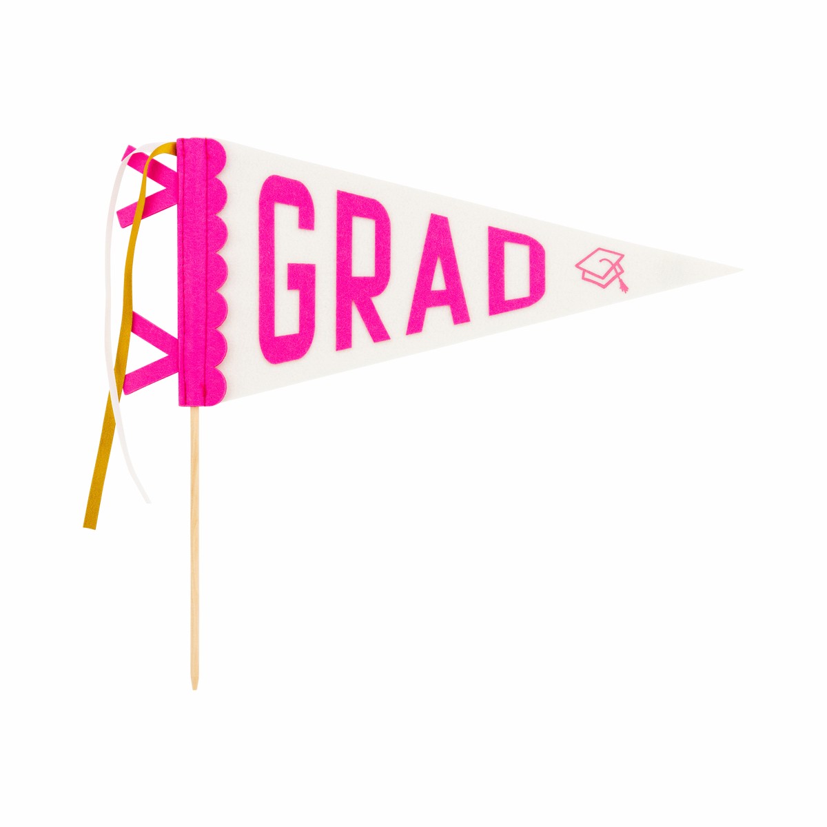 Pink Grad Felt Pennant Banner