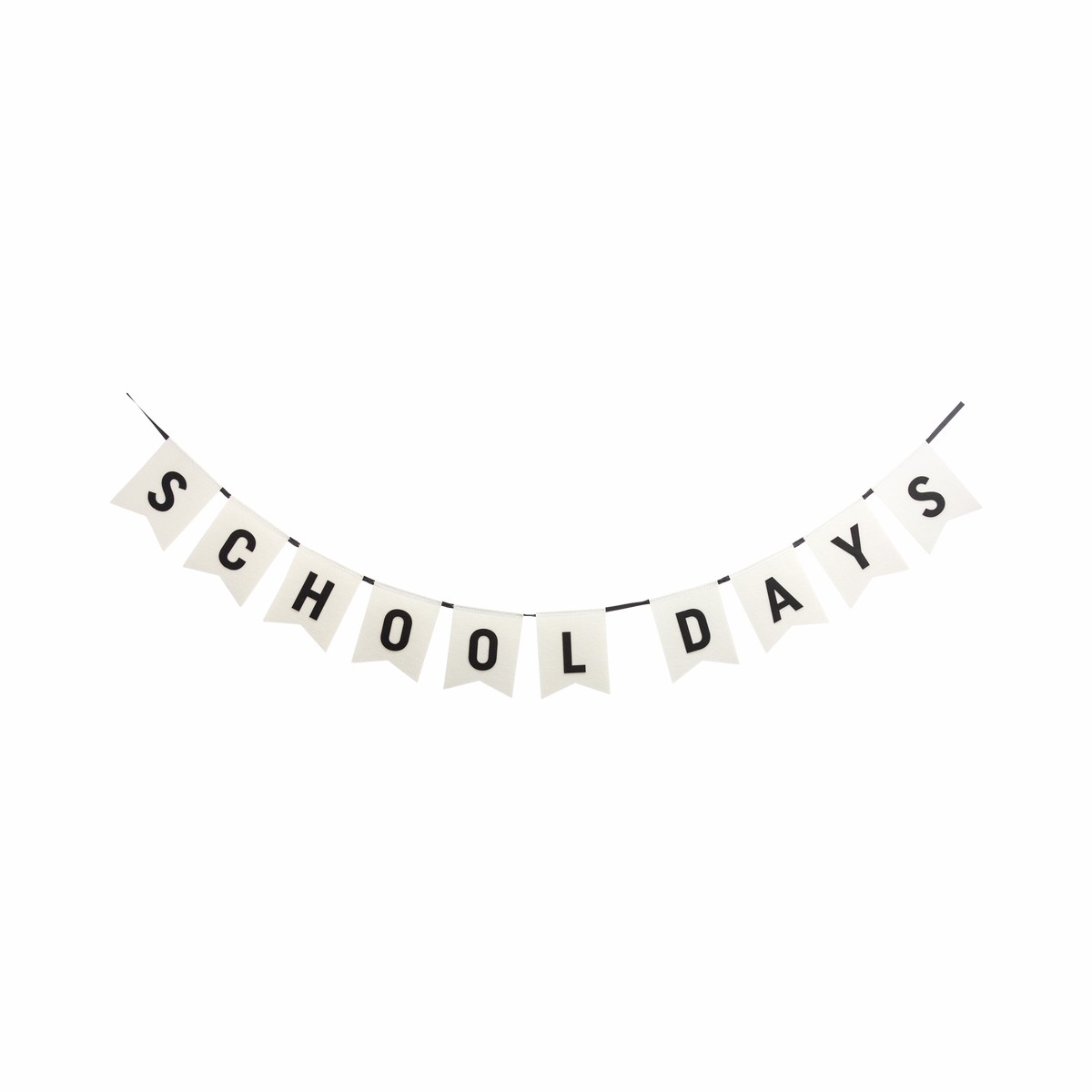 School Days Felt Banner