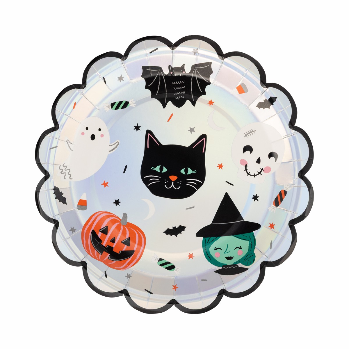 Spooky Friends Paper Plates - 9"