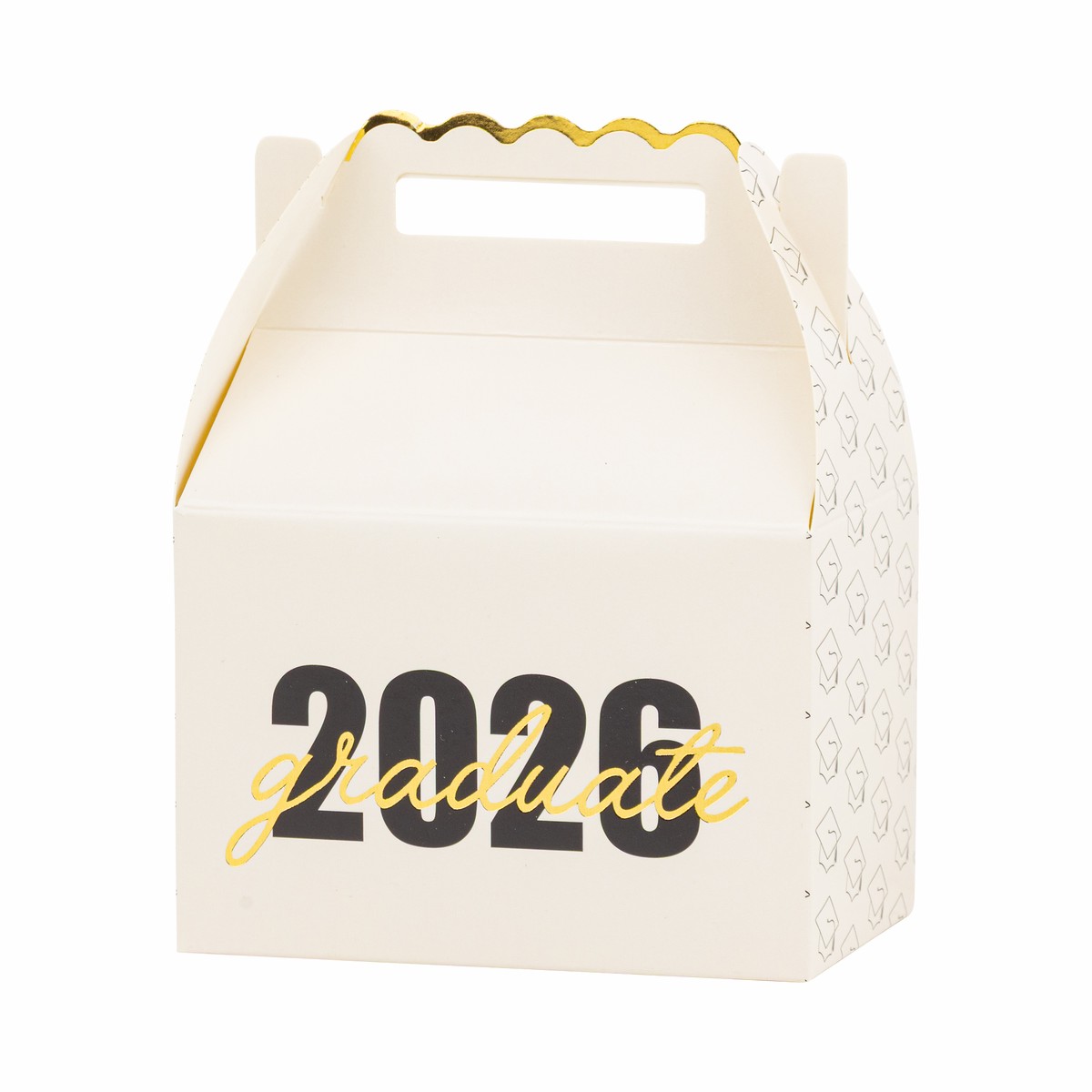 White 2026 Gable Treat Boxes (6 ct)