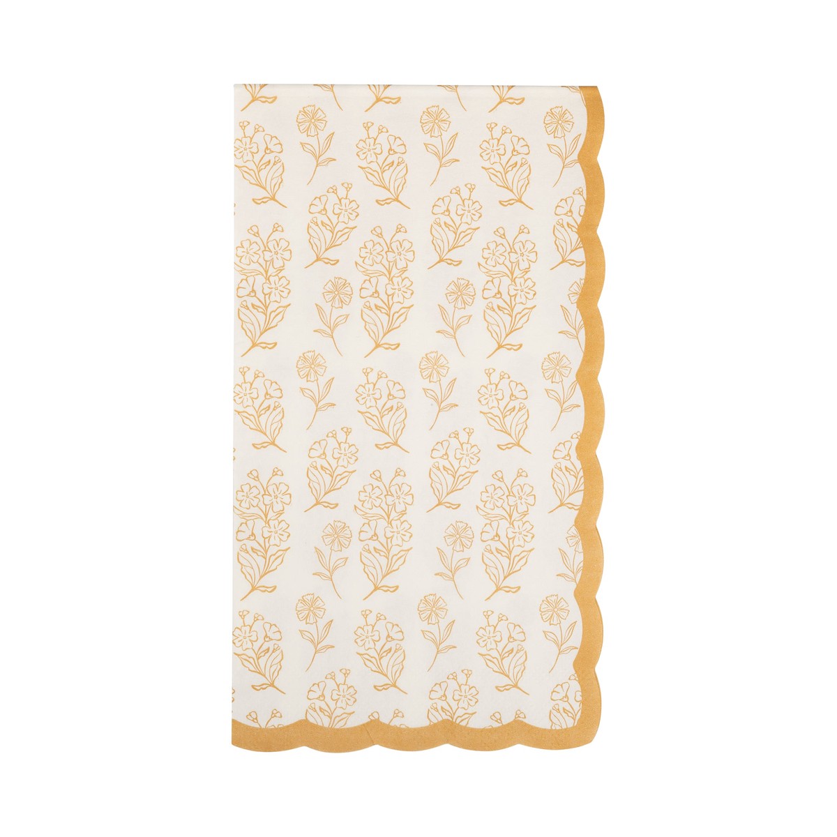 Block Floral Guest Napkin (24ct)