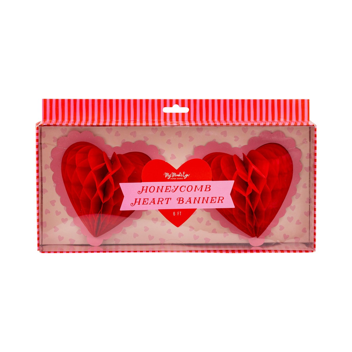 Honeycomb Heart Banner
