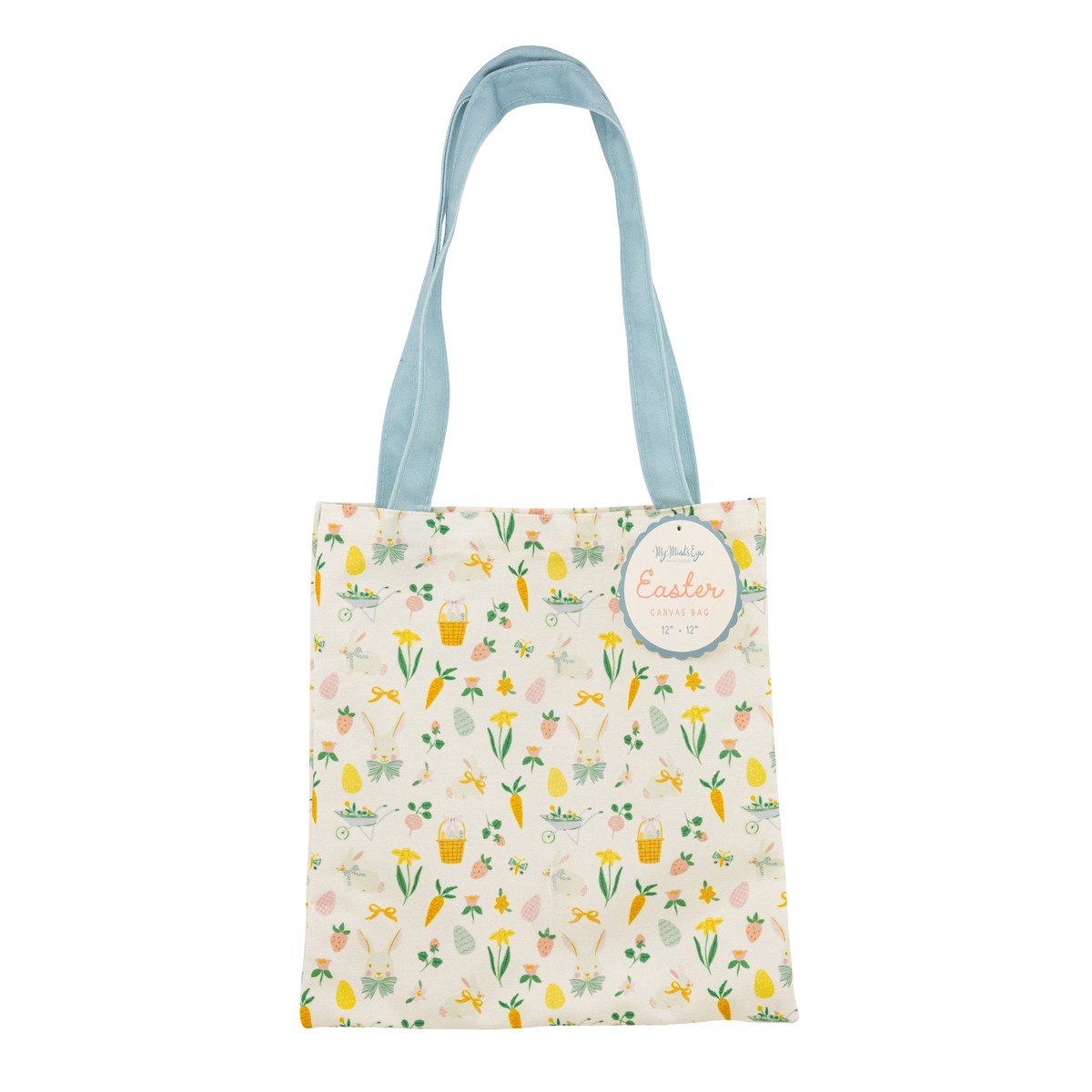 Hopscotch Canvas Bag 12x12"