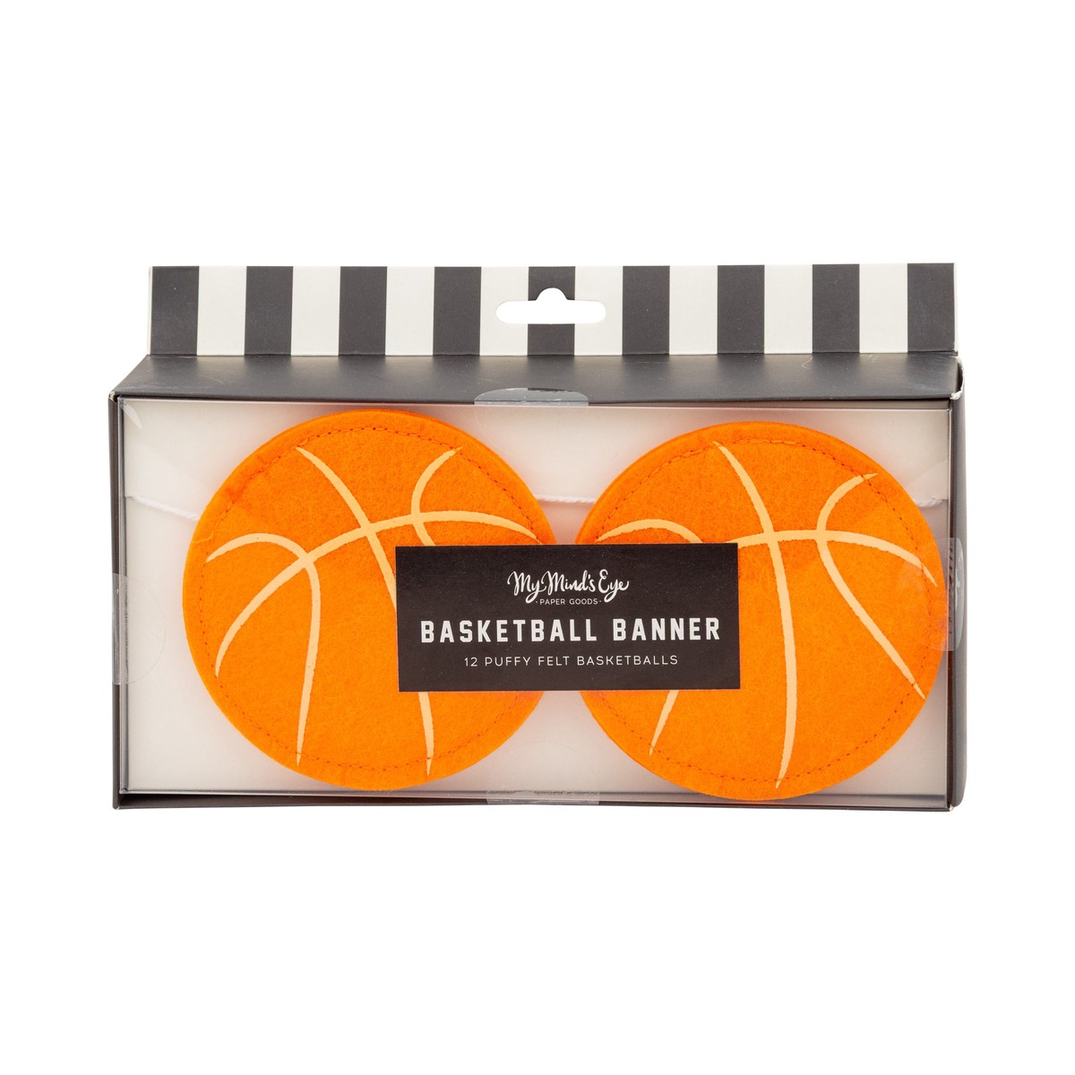 Basketball Puffy Felt Banner
