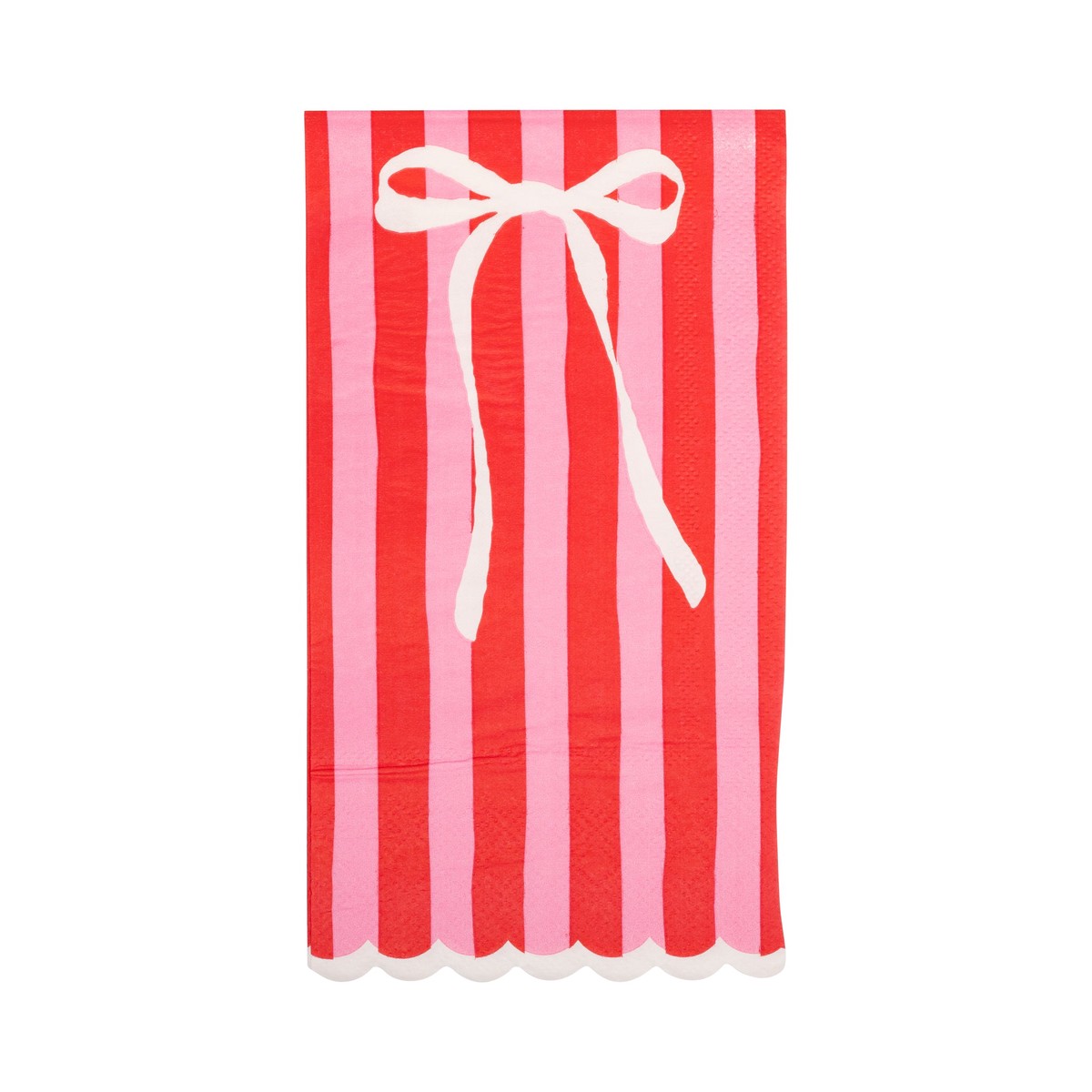 Bow Striped Guest Napkin (24 ct)