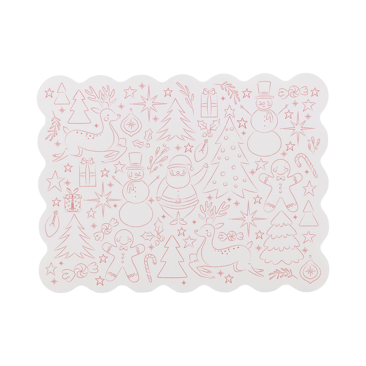 Christmas Coloring Activity Placemat