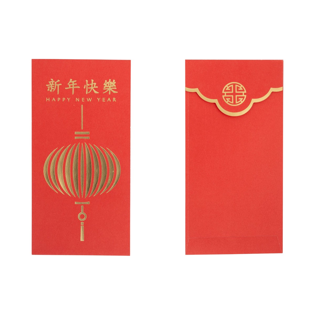 Gold Lantern Red Envelopes (set of 6)