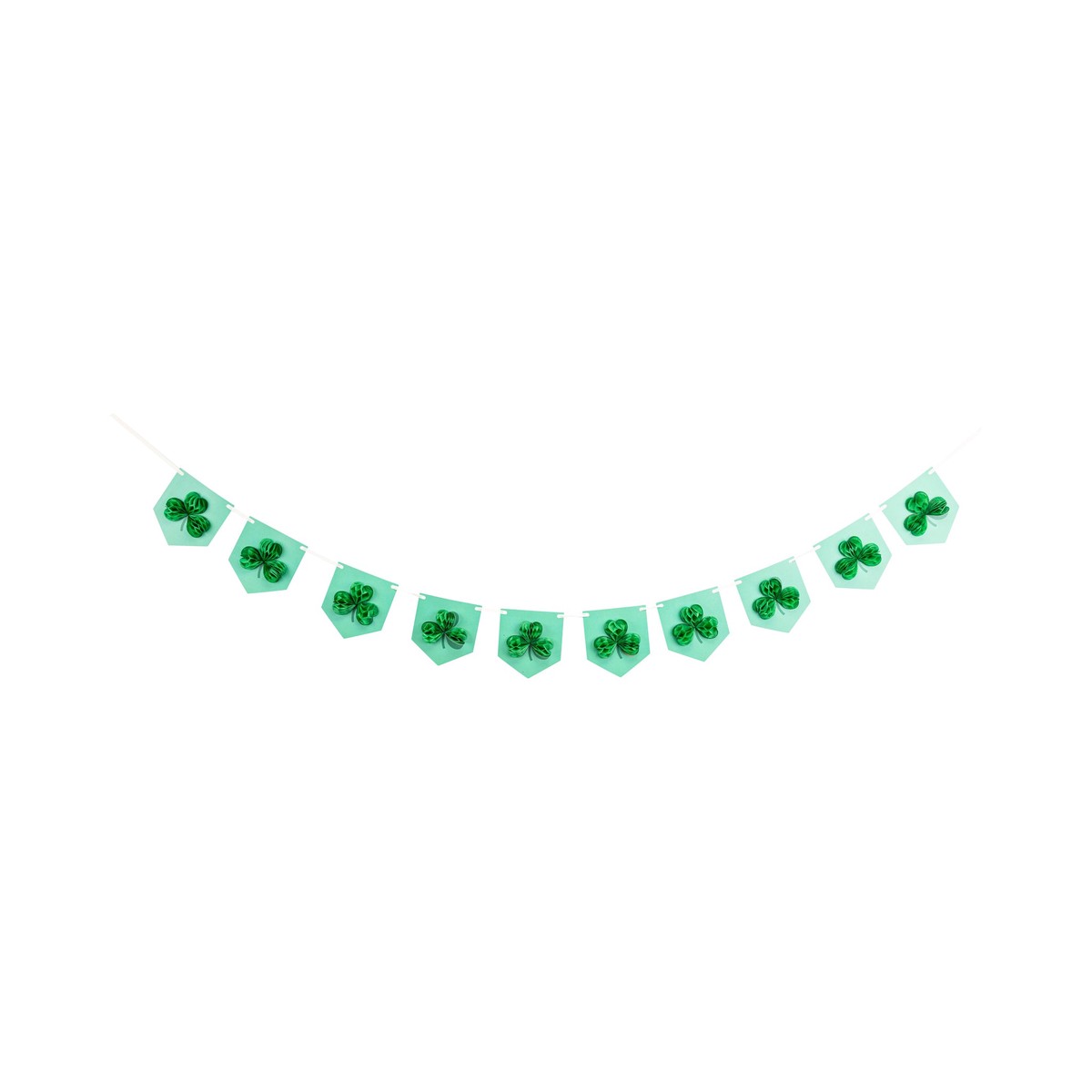 Honeycomb Shamrock Banner