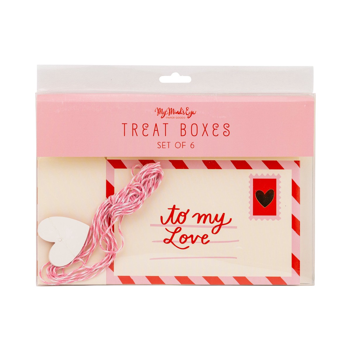 Letter Gable Boxes 6ct