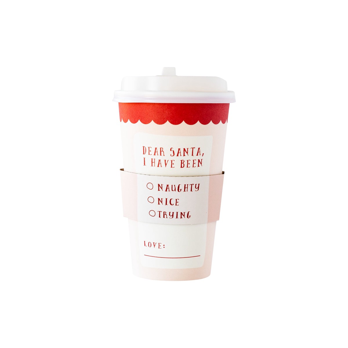 Naughty Nice To-Go Cups 8 ct
