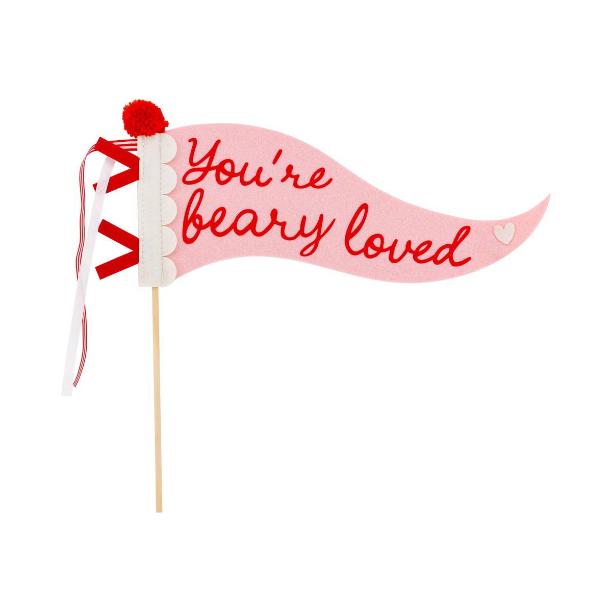 Occasions Beary Loved Felt Pennant