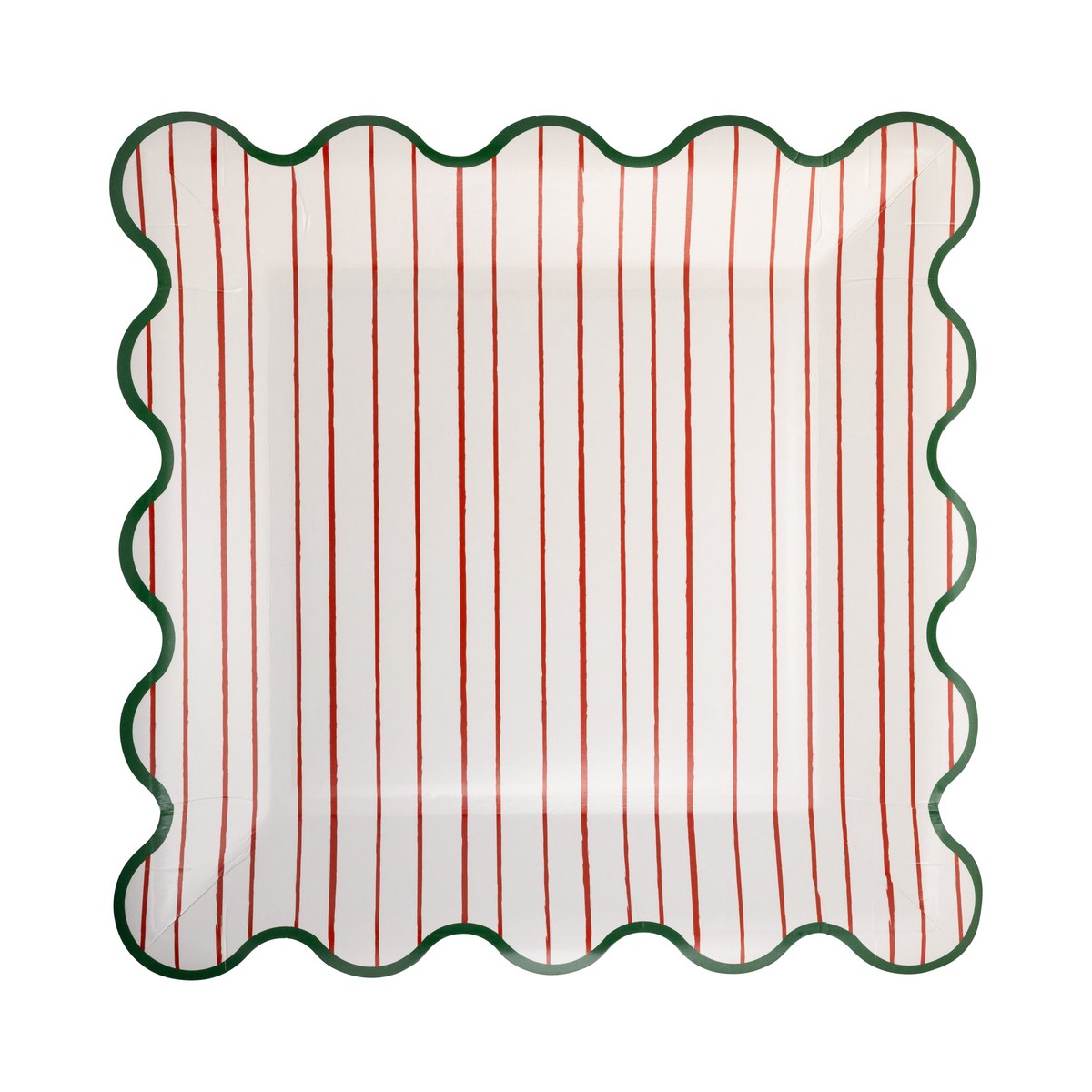 Occasions Mrs Claus Bakery Striped Plate
