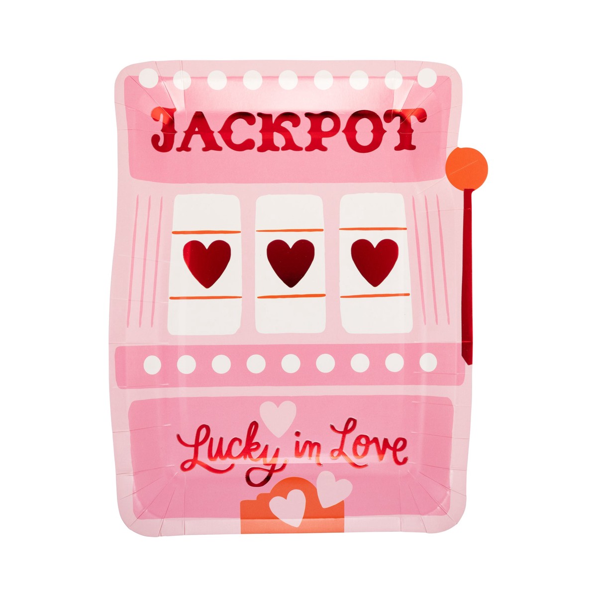 Slot Machine Shaped Plate