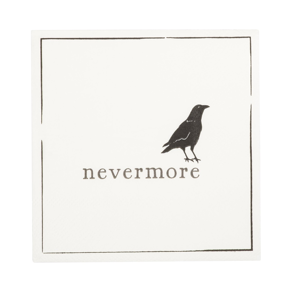 Nevermore Cocktail Napkin