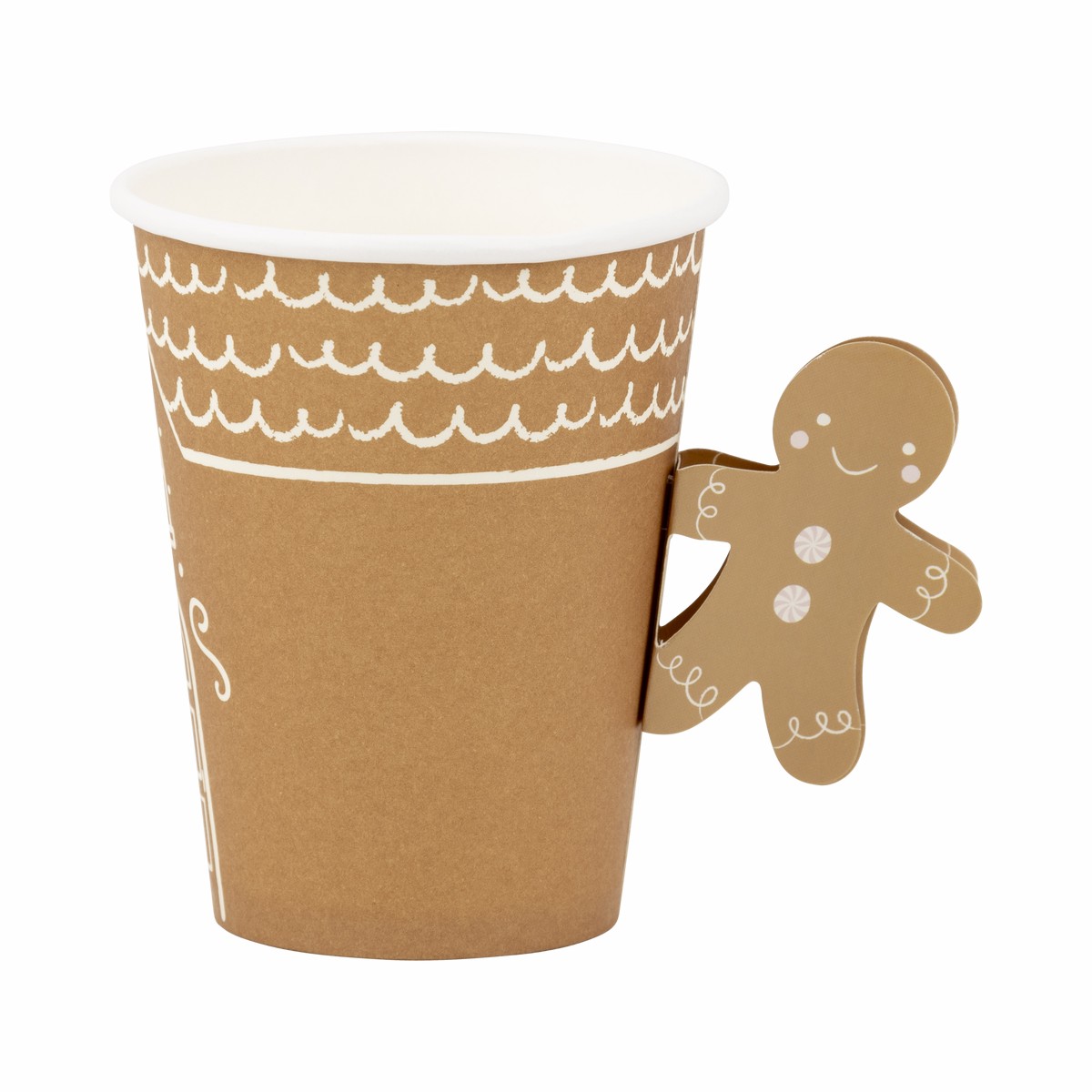Gingerbread Handled Paper Cup