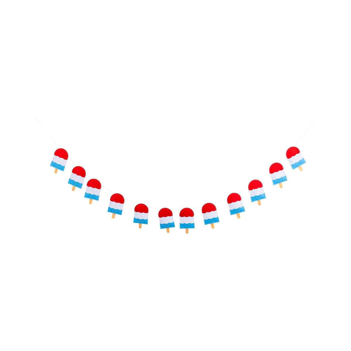 Popsicle Puffy Felt Banner