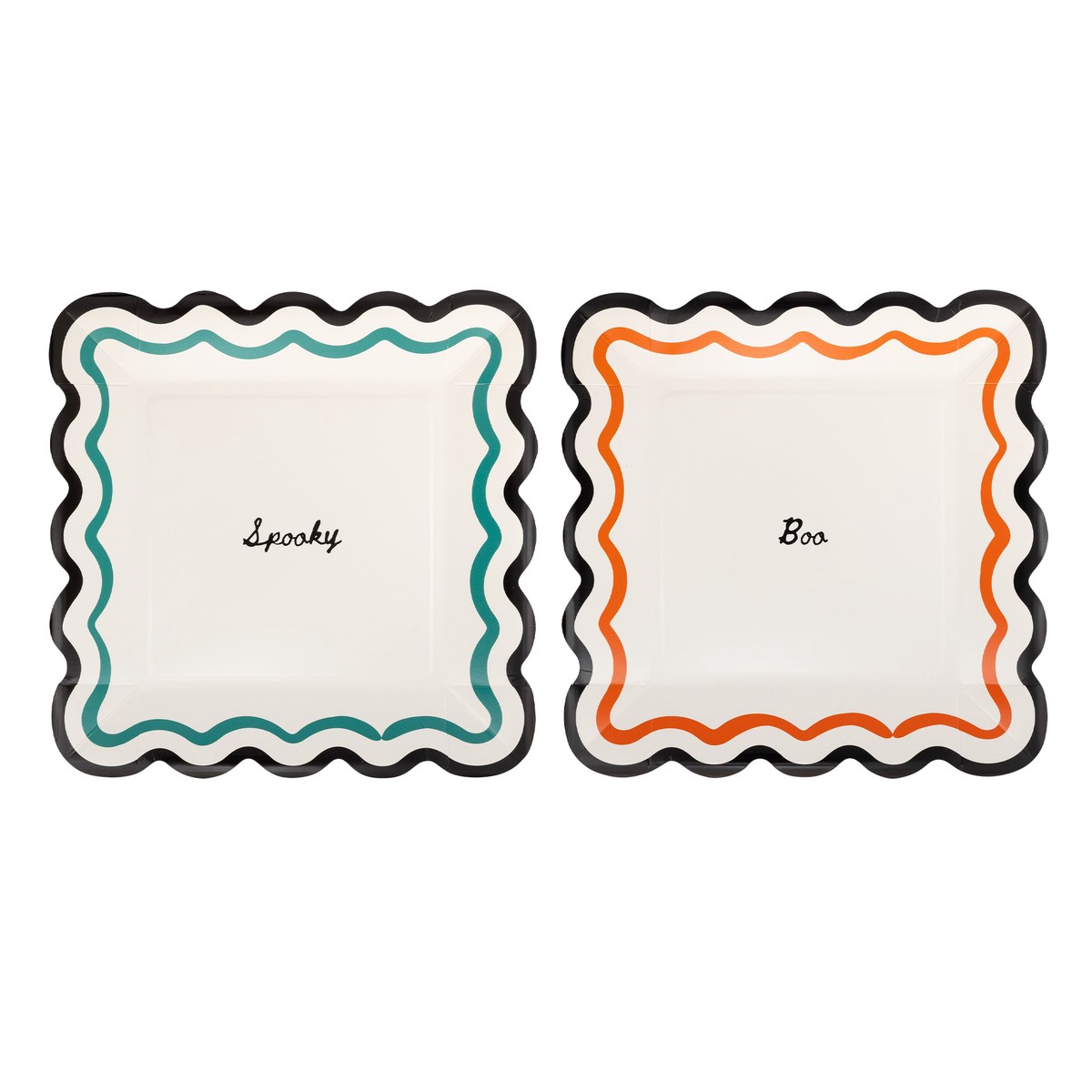 Boo & Spooky Plate Set 9"