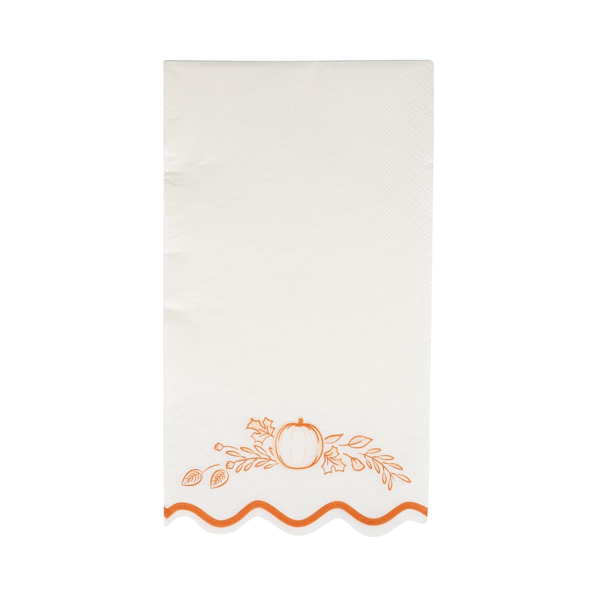Falloween Pumpkin Guest Napkin