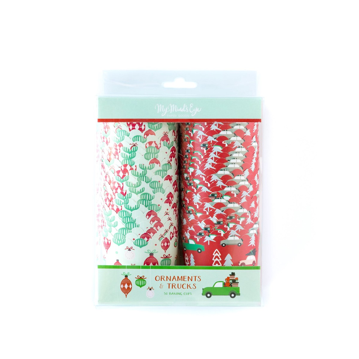 Ornaments & Trucks Baking/Treat Cups