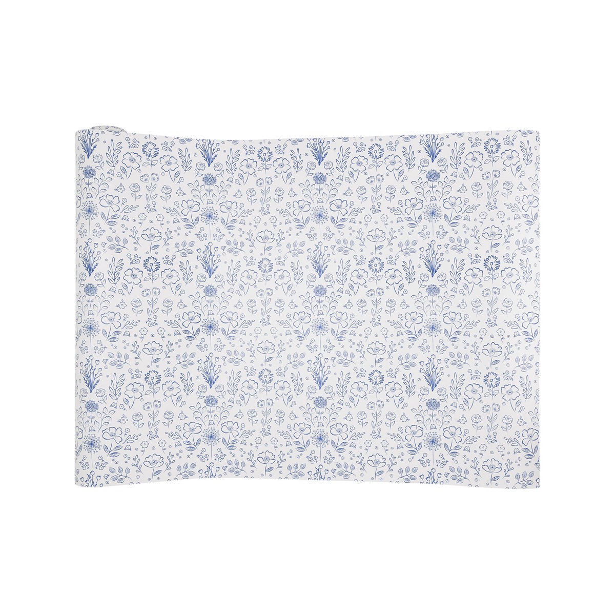 Pembroke Blue Floral Paper Table Runner