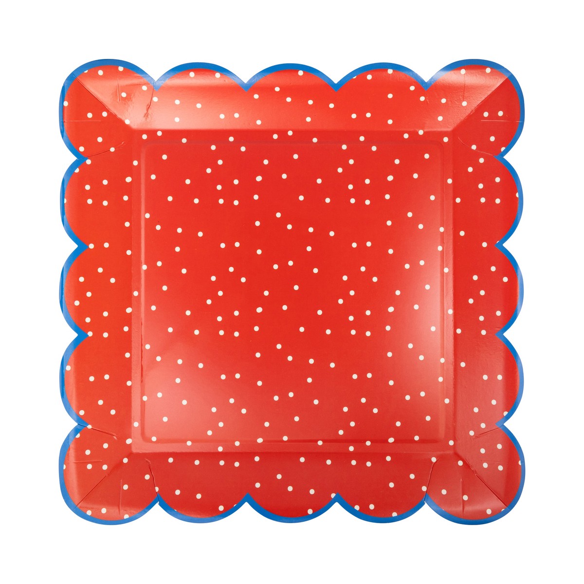 Red Polka Dot 10" Paper Plate