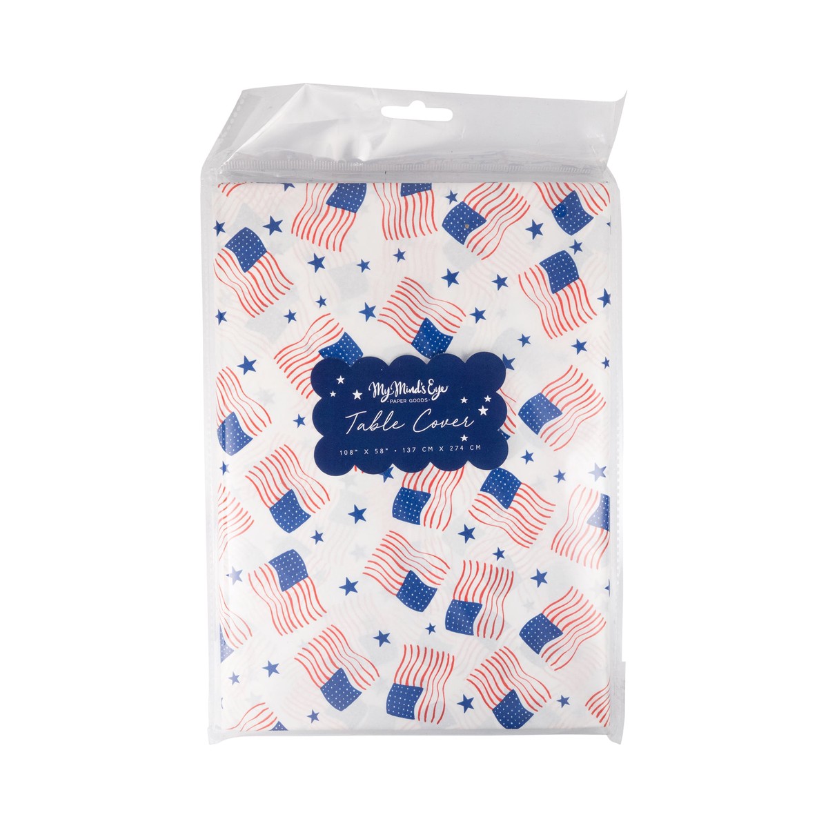 Scattered Flags Paper Table Cover