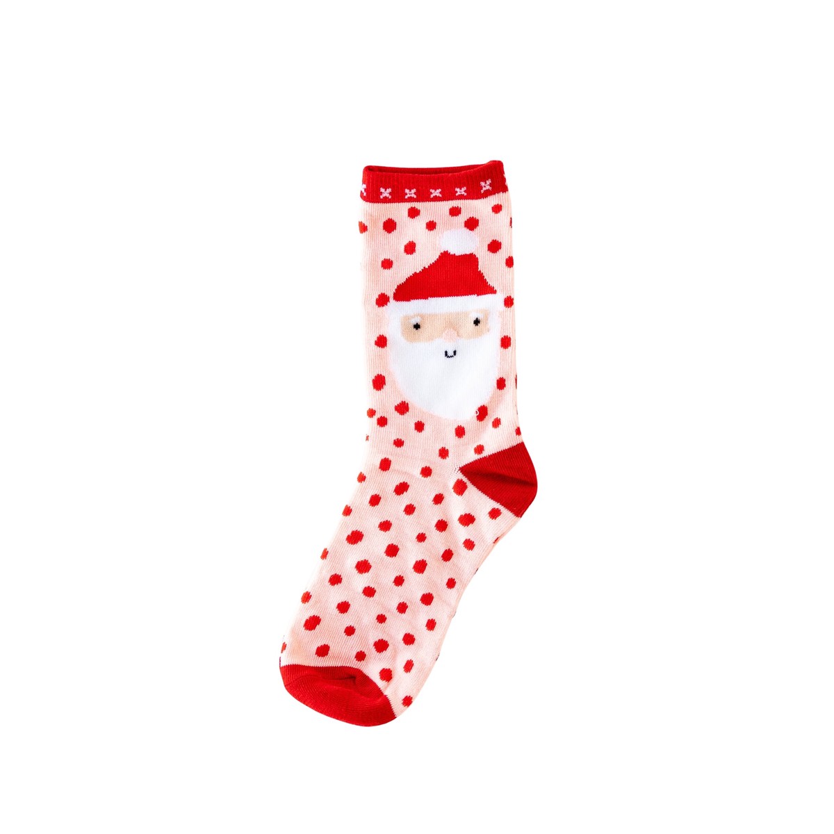 Whimsy Santa Head Socks - Child Medium