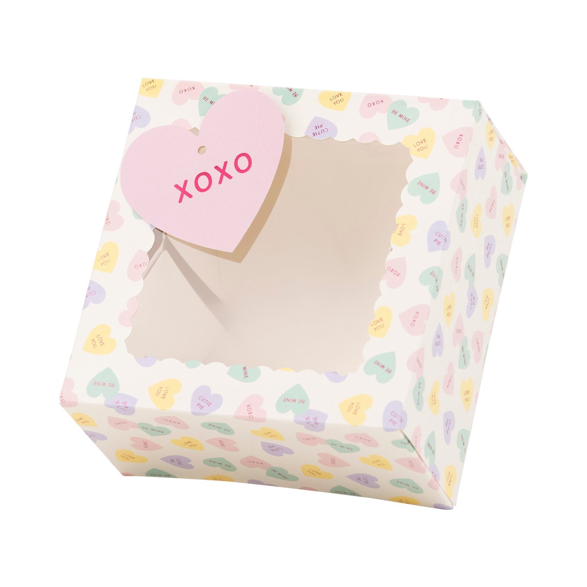 Conversation Hearts Cookie Box