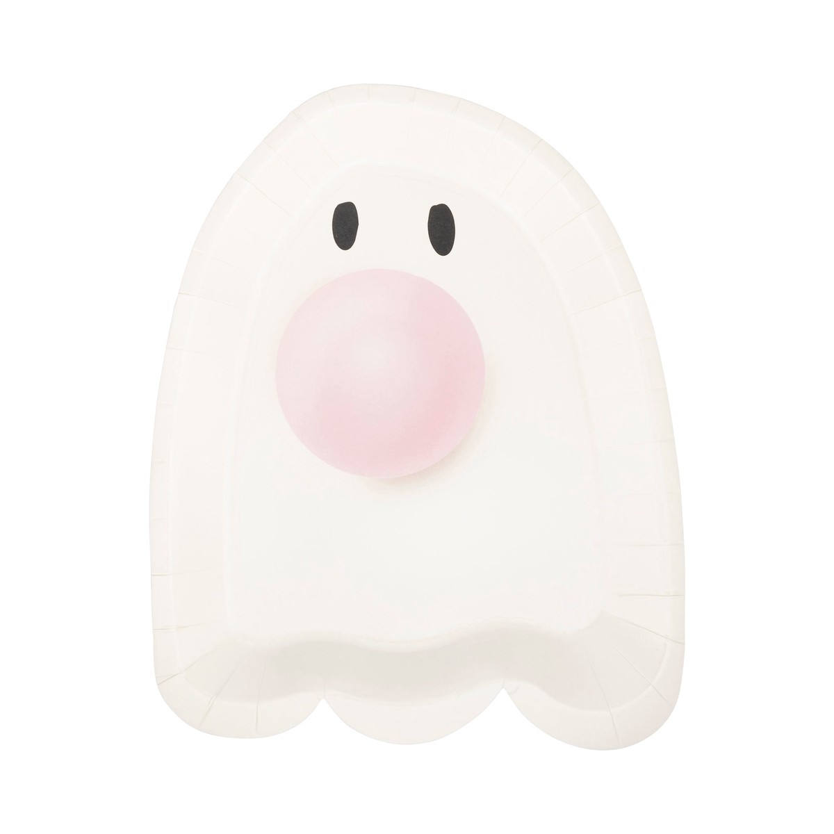Bubblegum Ghost Shaped Paper Plate