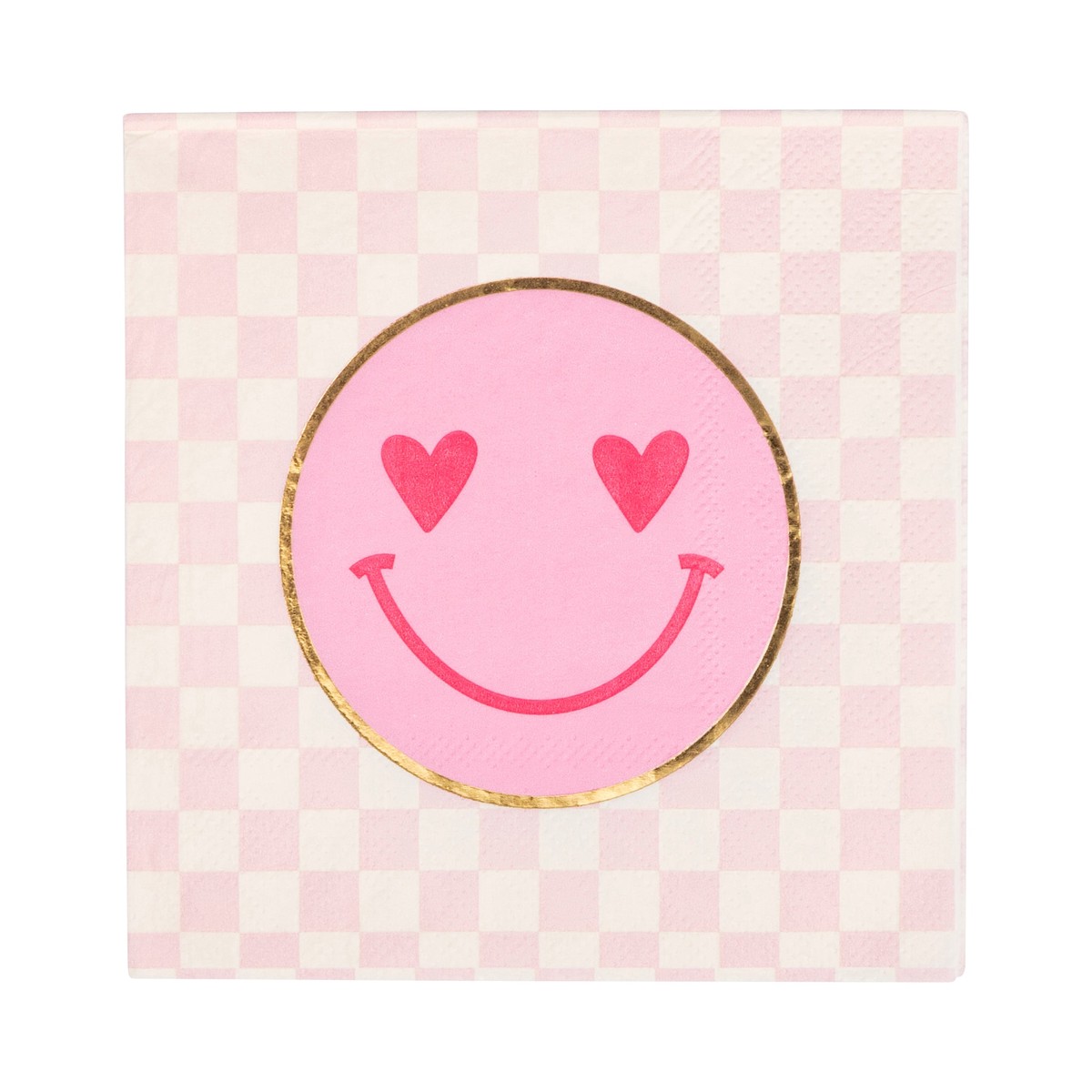 Foil Smiley Cocktail Napkin