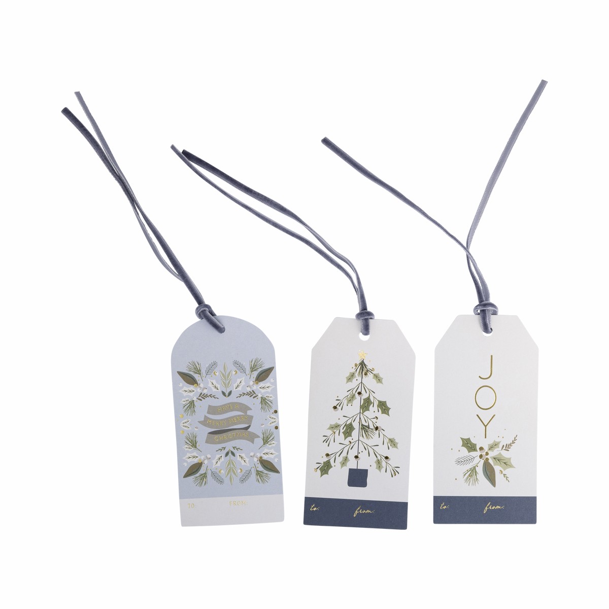 Winter Blues Tag Set