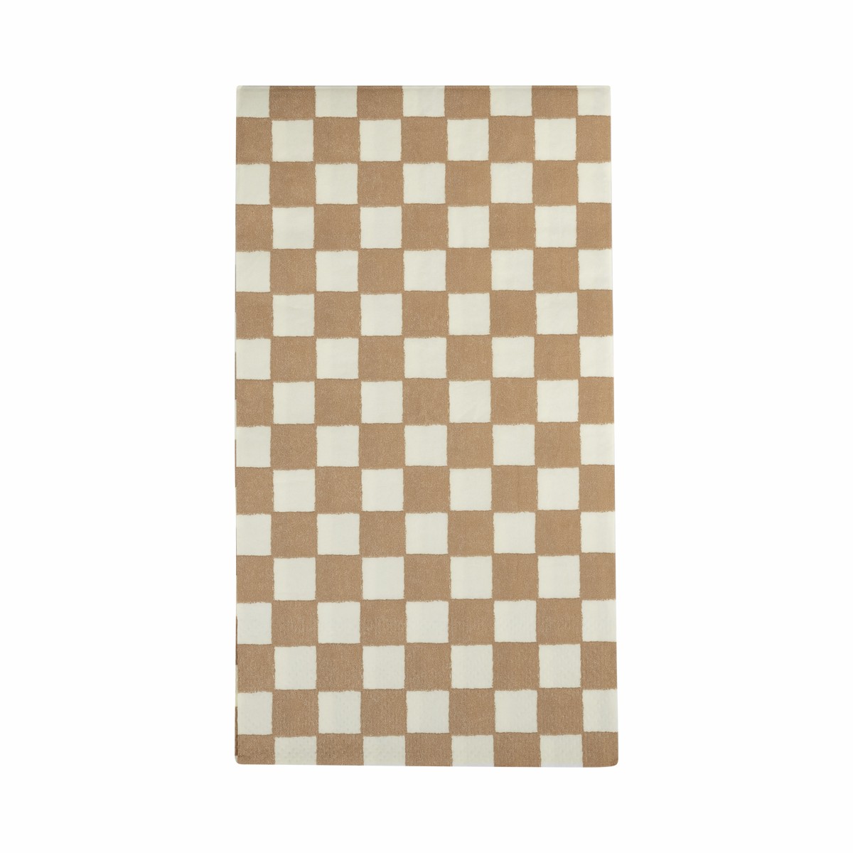 Gingerbread Checked Dinner Napkin