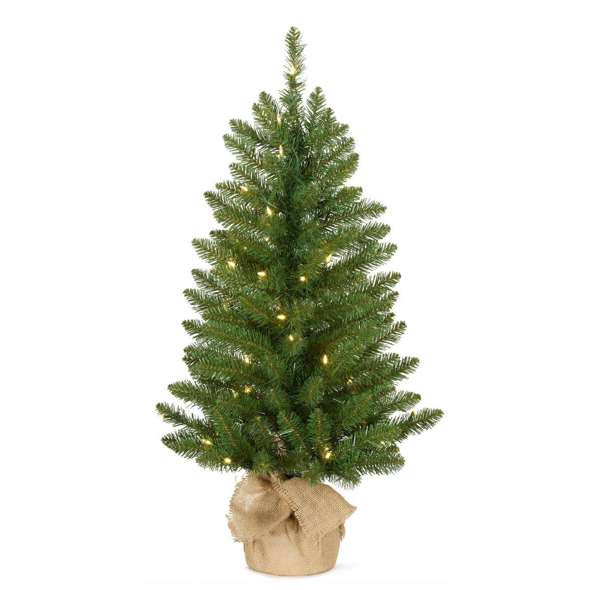 3 ft. Pre-Lit Havenwood Fir Slim Tree with Warm White LED Lights
