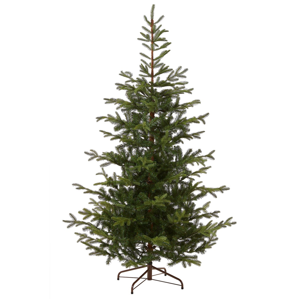 7.5 ft. Norwegian Spruce Hinged Tree with Clear Lights