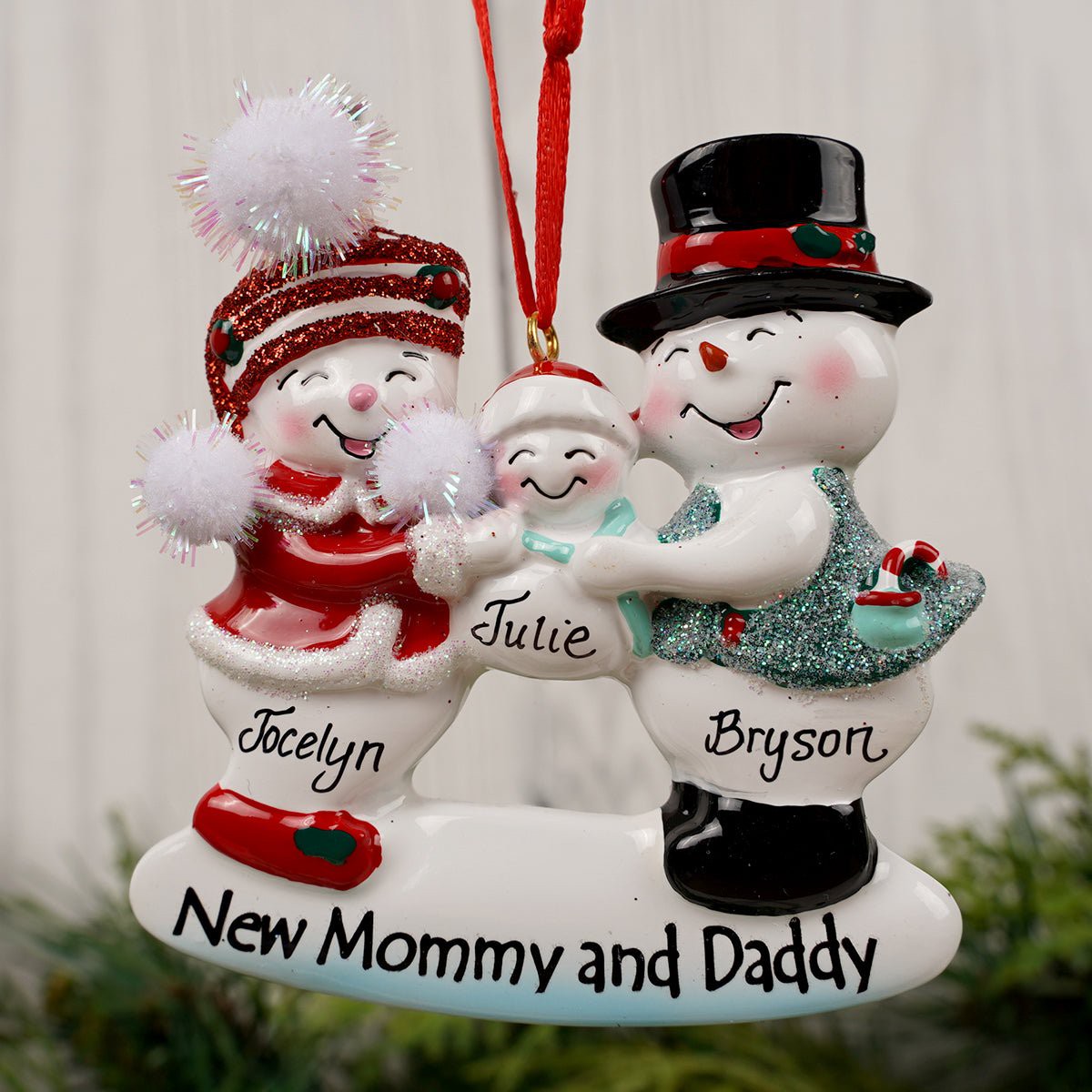 Snow Family New Mom & Dad