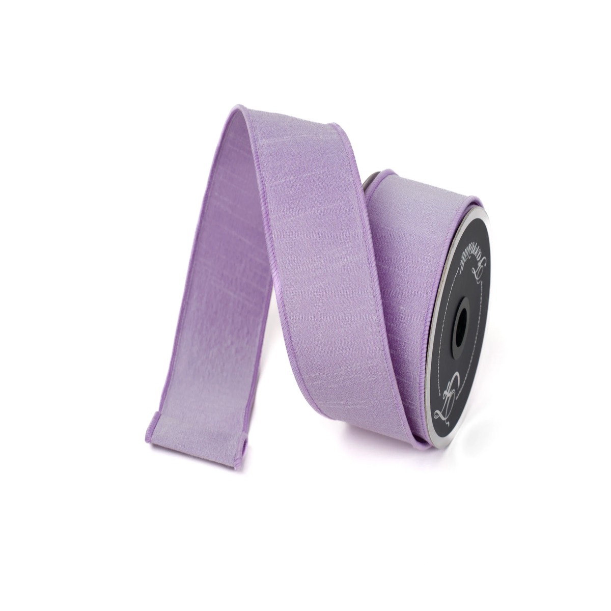 2.5" Lavender Dupion Ribbon