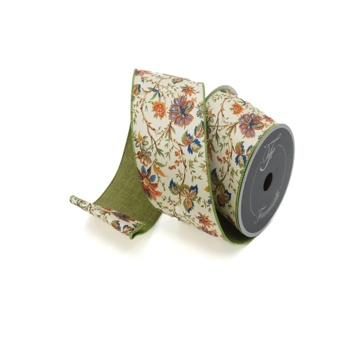 4" Fall Floral Ribbon