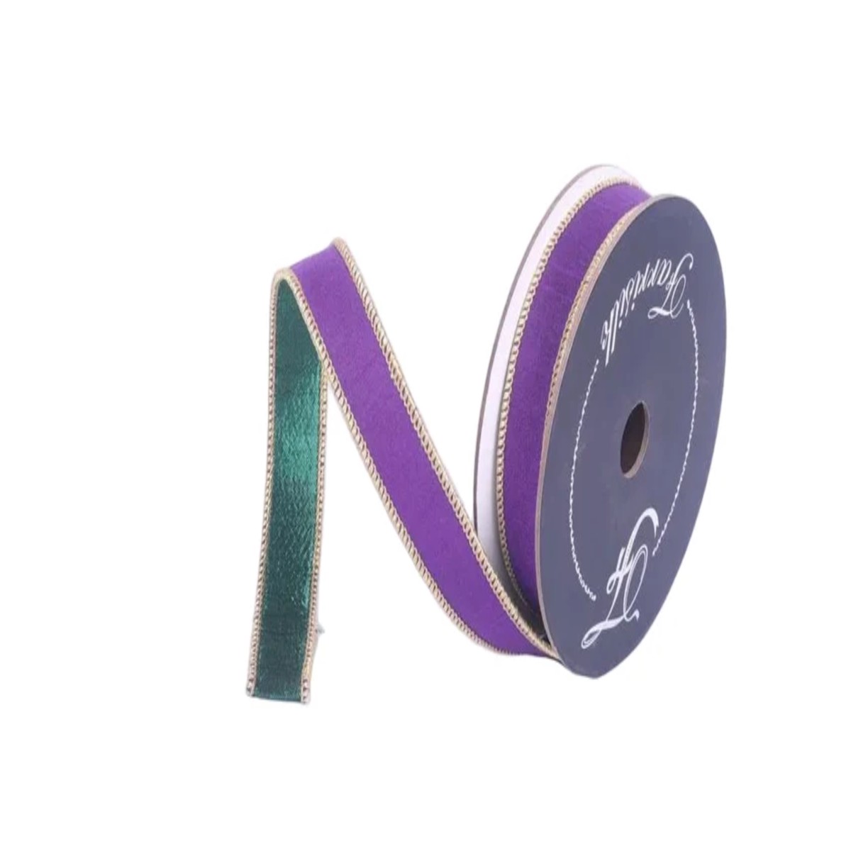 0.75" Mardi Gras Ribbon