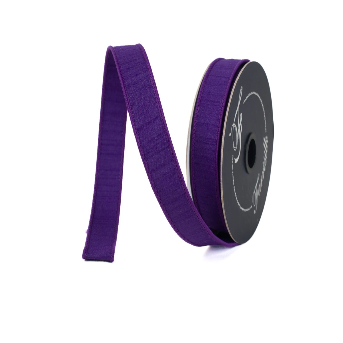 1" Amethyst Purple Dupion Ribbon