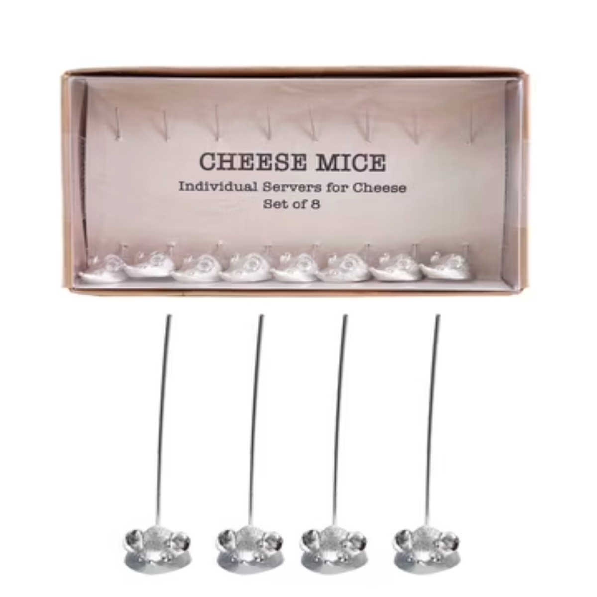 Zinc Alloy Mouse Appetizer Picks