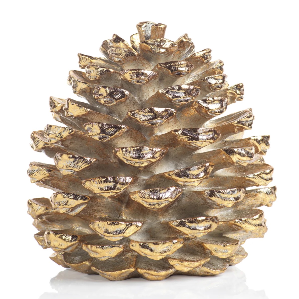 ZODAK GOLD DECORATIVE PINE CONE - 6.5"