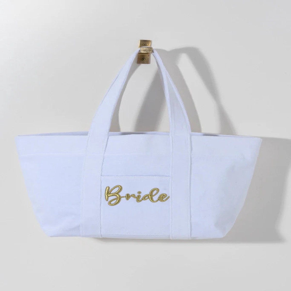 "Bride" Tote, White
