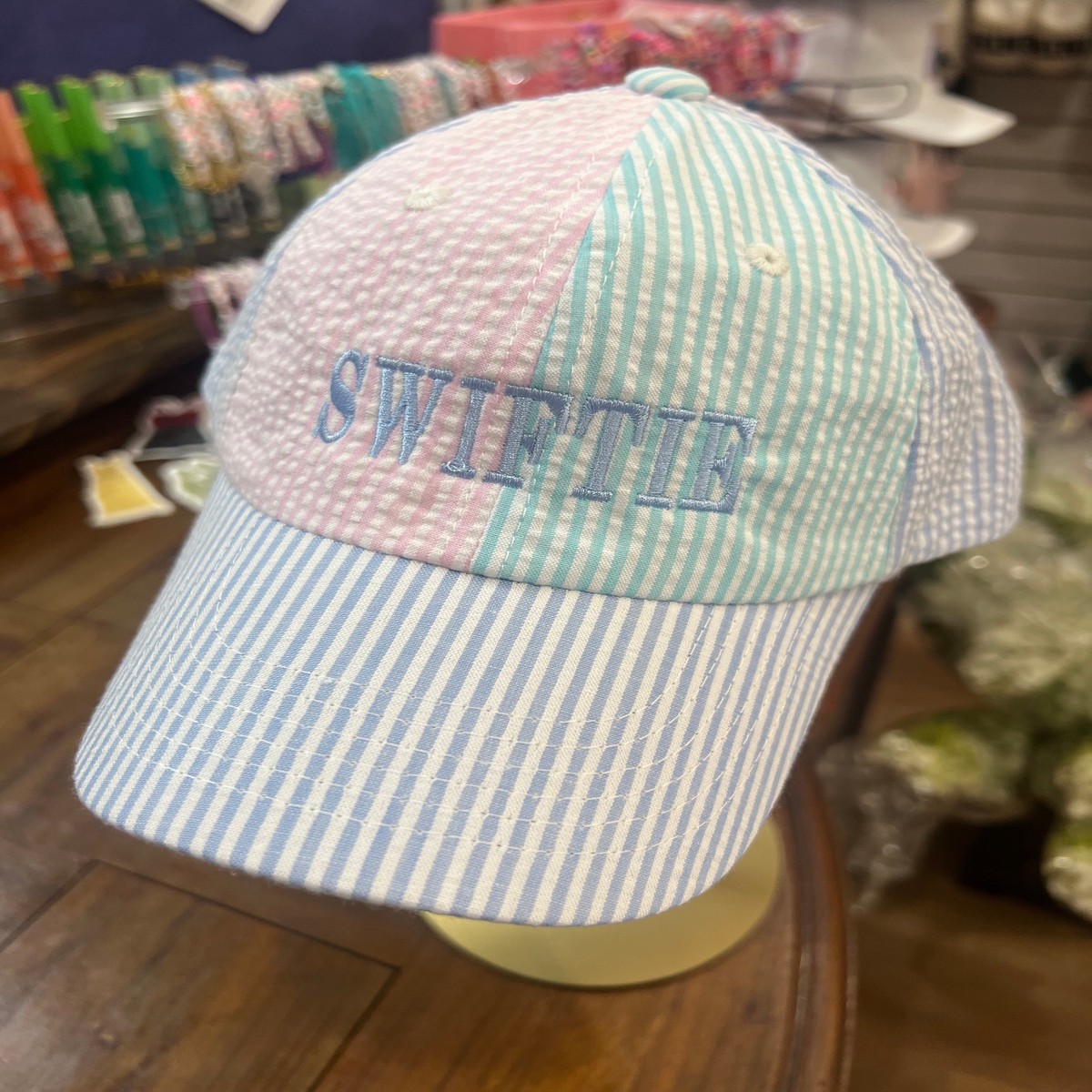 "Swiftie" Multi Seersucker Youth Hat