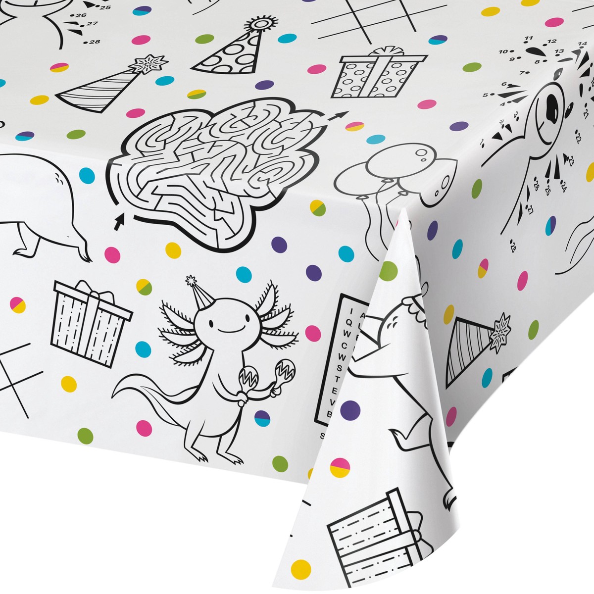 Animal Jamboree Plastic Tablecover 54" x 84"